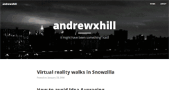 Desktop Screenshot of andrewxhill.com